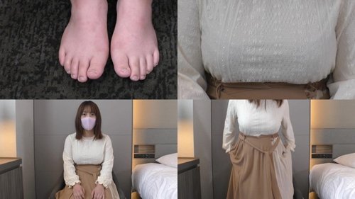 18歳女子アナ風巨乳美女 無修正中出し、素人派遣社員の秘密の欲望