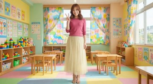 기혼 유치원 교사, 학생 거대한 성기에 유혹되다, 무삭제 NTR